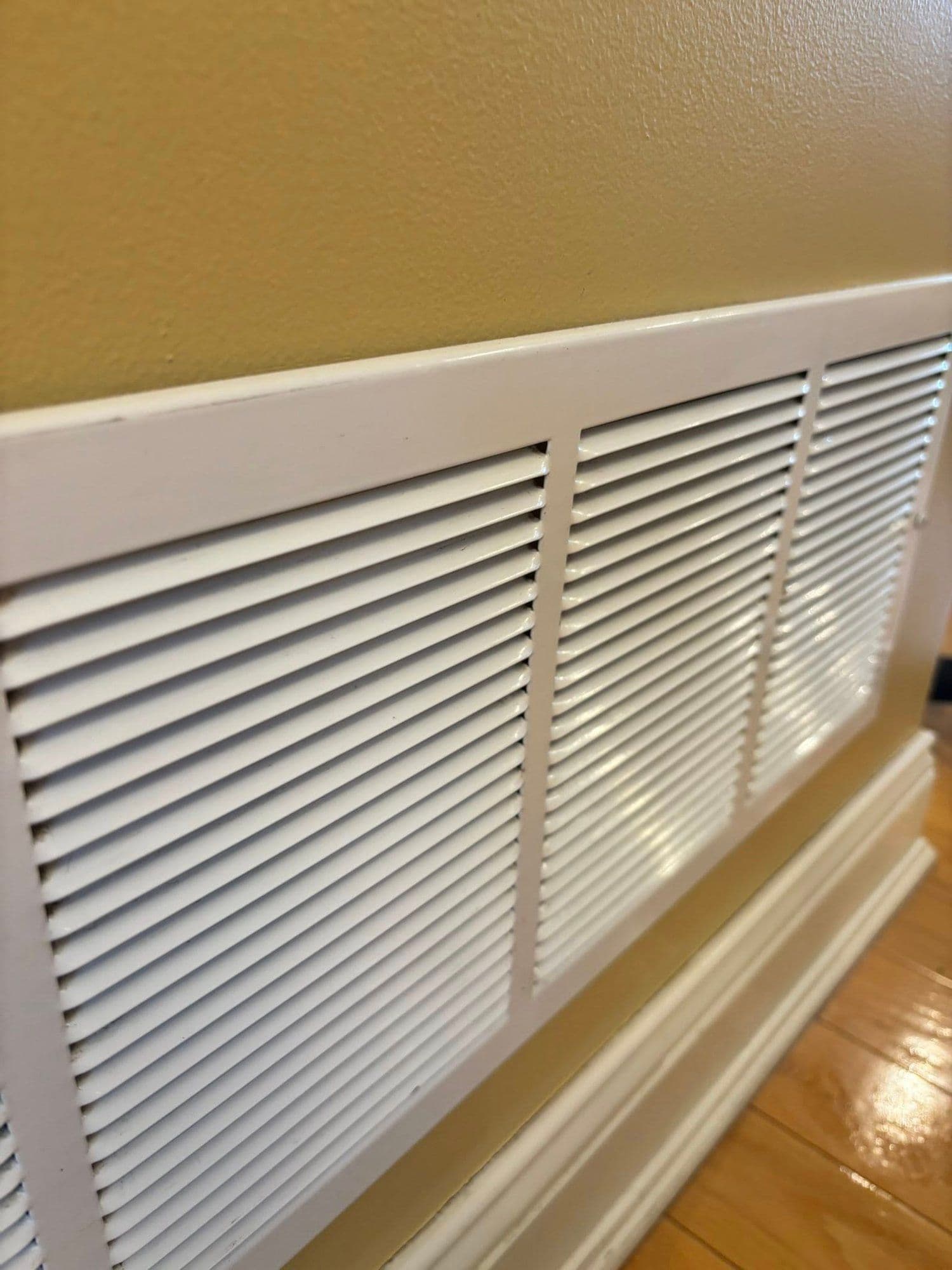 After: Years of dust, off in a single deep clean.